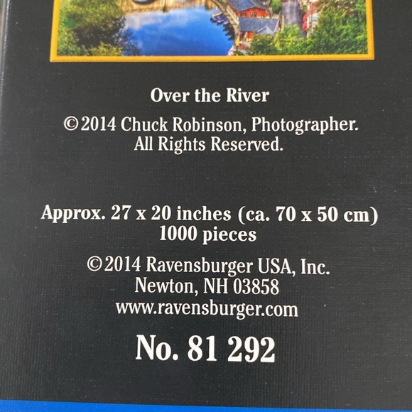 Ravensburger 1000 piece puzzle “Over the River” 2014 - Picture 4 of 8